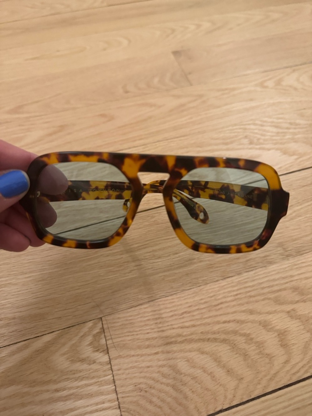 Authentic Elisa Johnson "Jane" tortoiseshell Women's Sunglasses